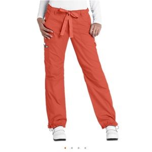 KOI Drawstring Cargo Scrub Pants